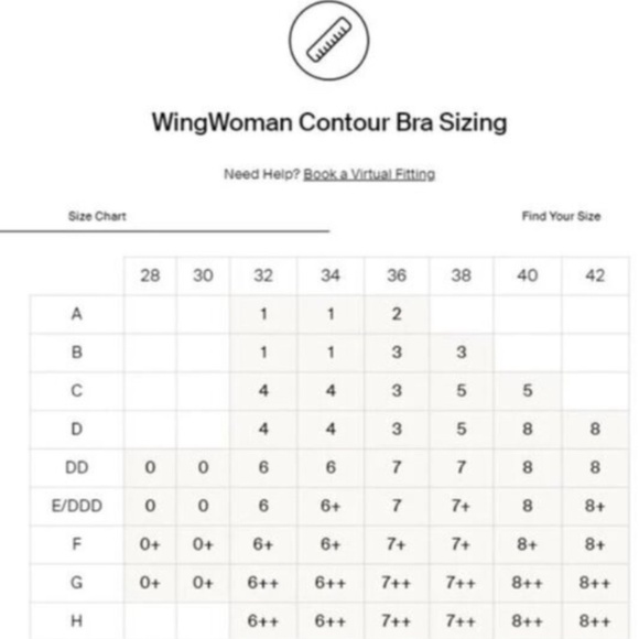 knix NAVY FLORAL WingWoman, 7 (40/42 D/DD). *P1088 - Picture 7 of 7